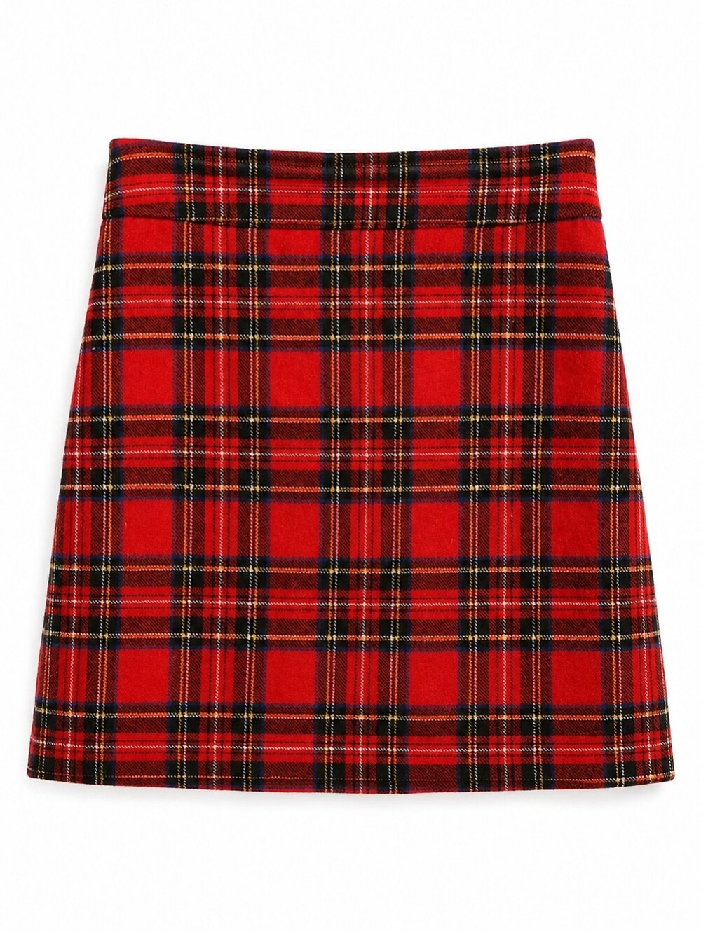 J.Crew Wool Blend Red Tartan Plaid Mini, 2 , Preppy, Heritage, Fall, Holiday